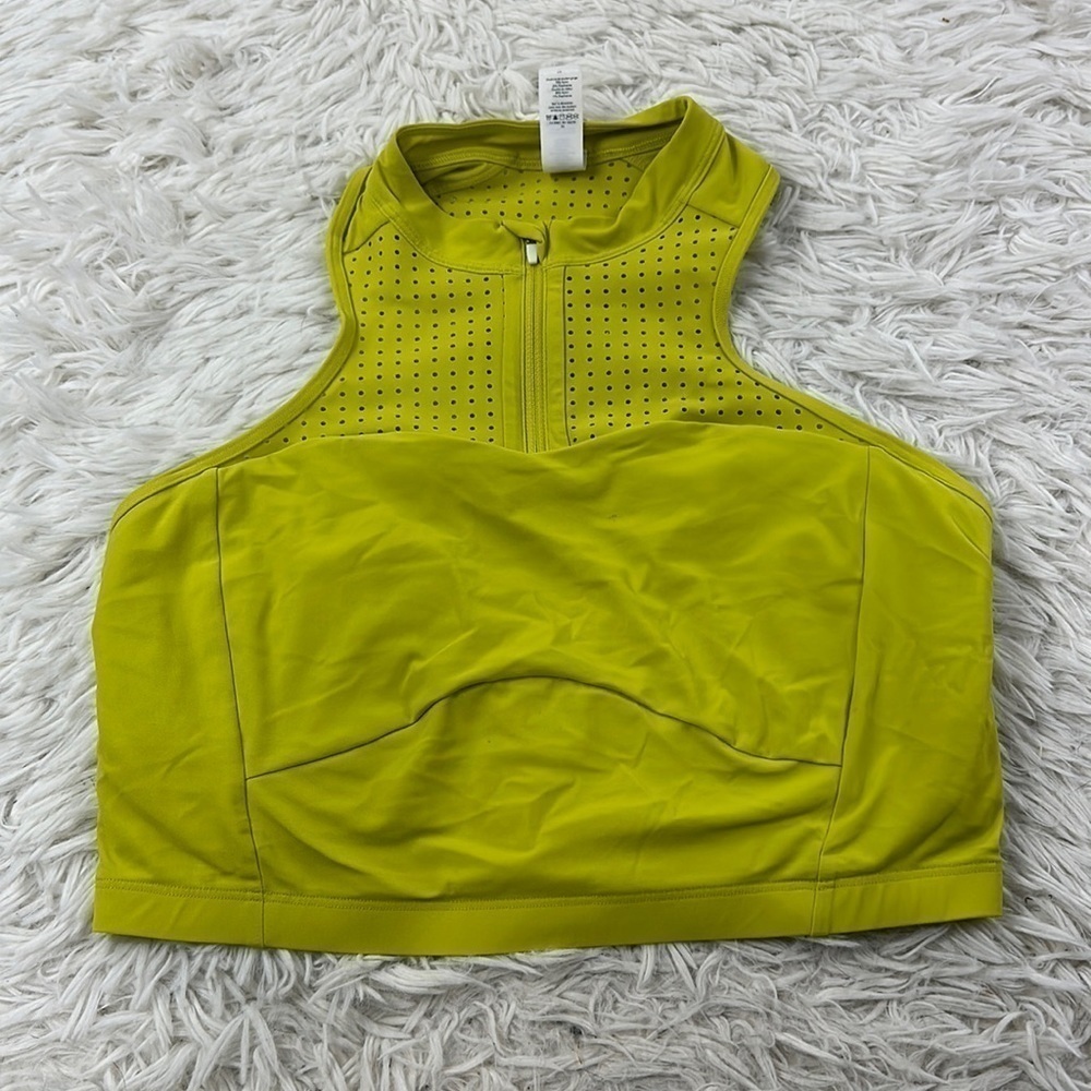 Lululemon Unleash Strength Bra *Medium Support, B/C Cup Yellow Serpentine